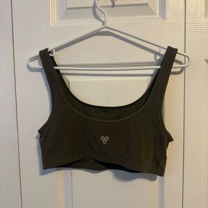 Aritzia sports bra green